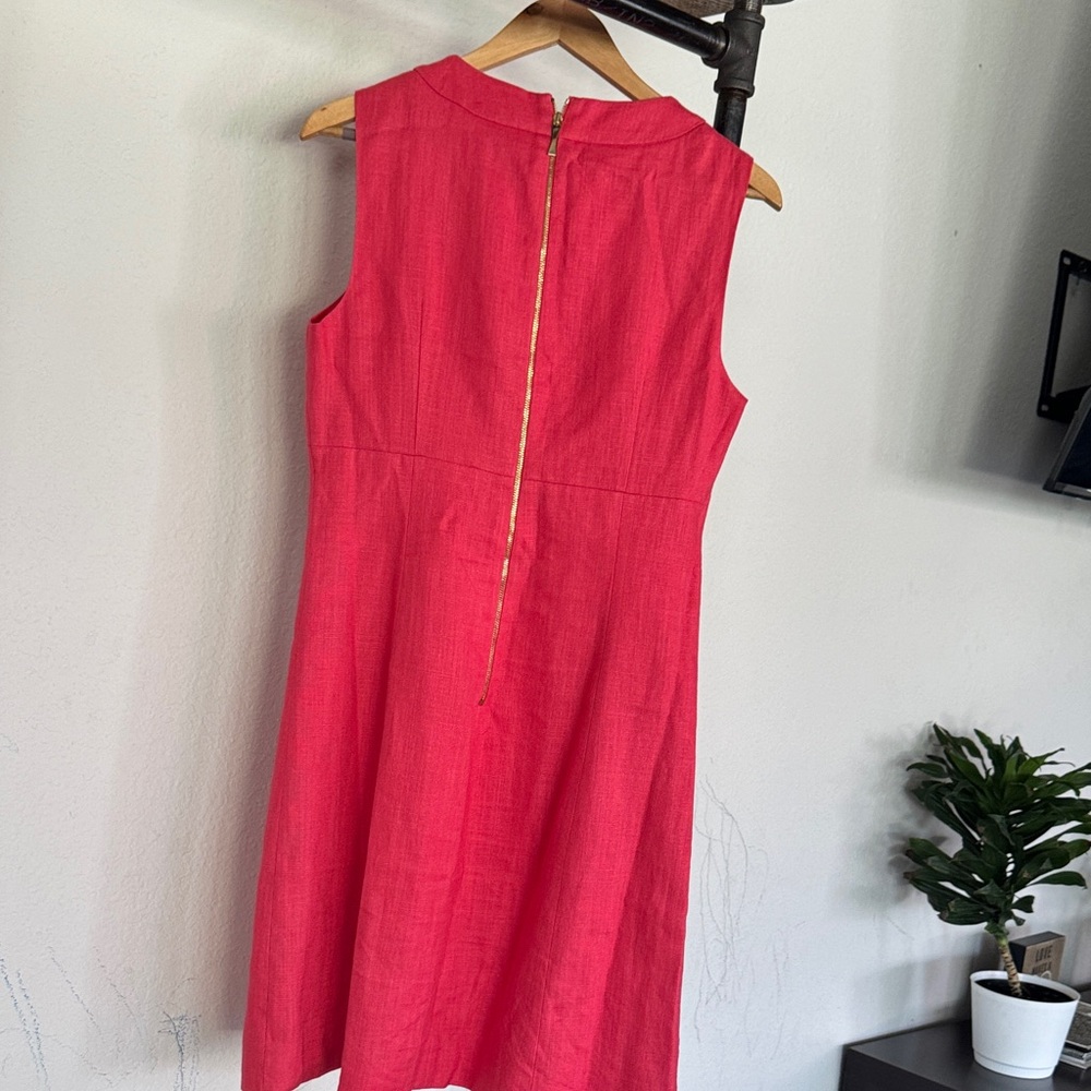 kate spade Coral Sleeveless Embellished A-Line Dress - Picture 8 of 12